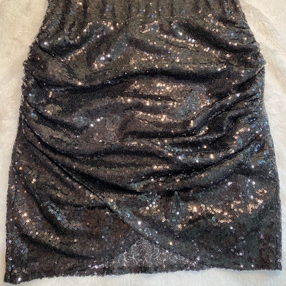 Free People Women’s Black Sequin Skirt - Picture 2 of 5